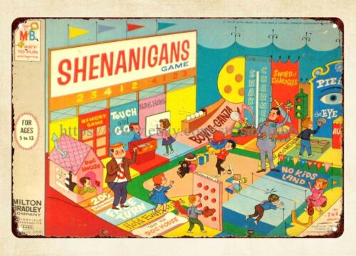 Vintage Collectible Stores - لافتة معدنية من نوع شينانيجنز بورد