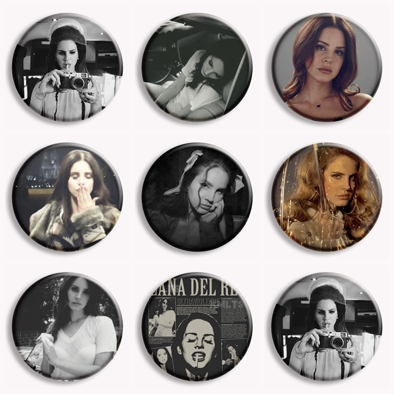 Collectible Vintage Brooches - أنا أحب لونا خمر الفني الرجعية
