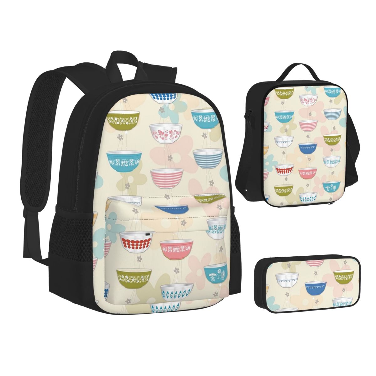 Vintage Collectible Pyrex - مجموعة حقائب الظهر من بيركس بتصميم