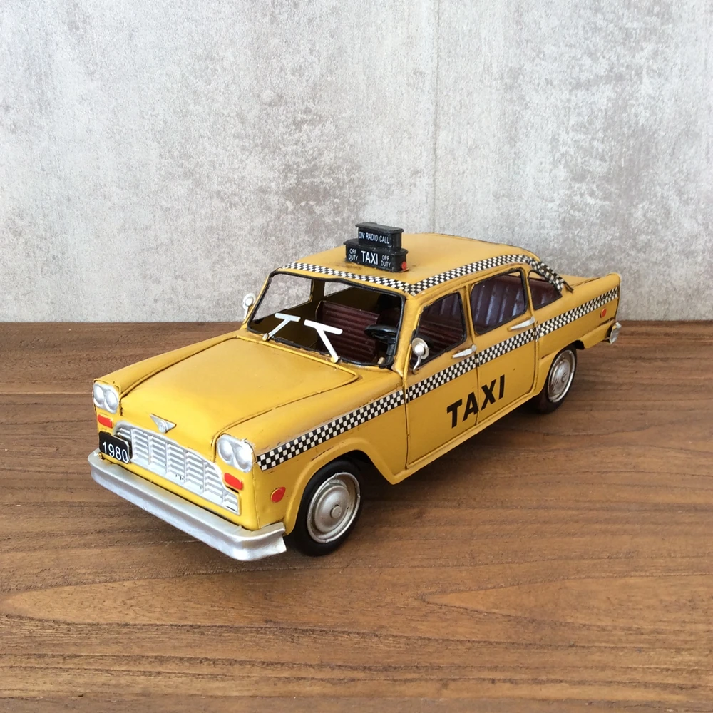 Vintage Collectible Tins - الكلاسيكية الأمريكية سيارة أجرة نموذج Oldcar