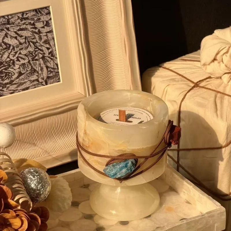 حامل شموع من اليشم الكهرماني ا - مراجعة Vintage Collectible Marbles وسعره