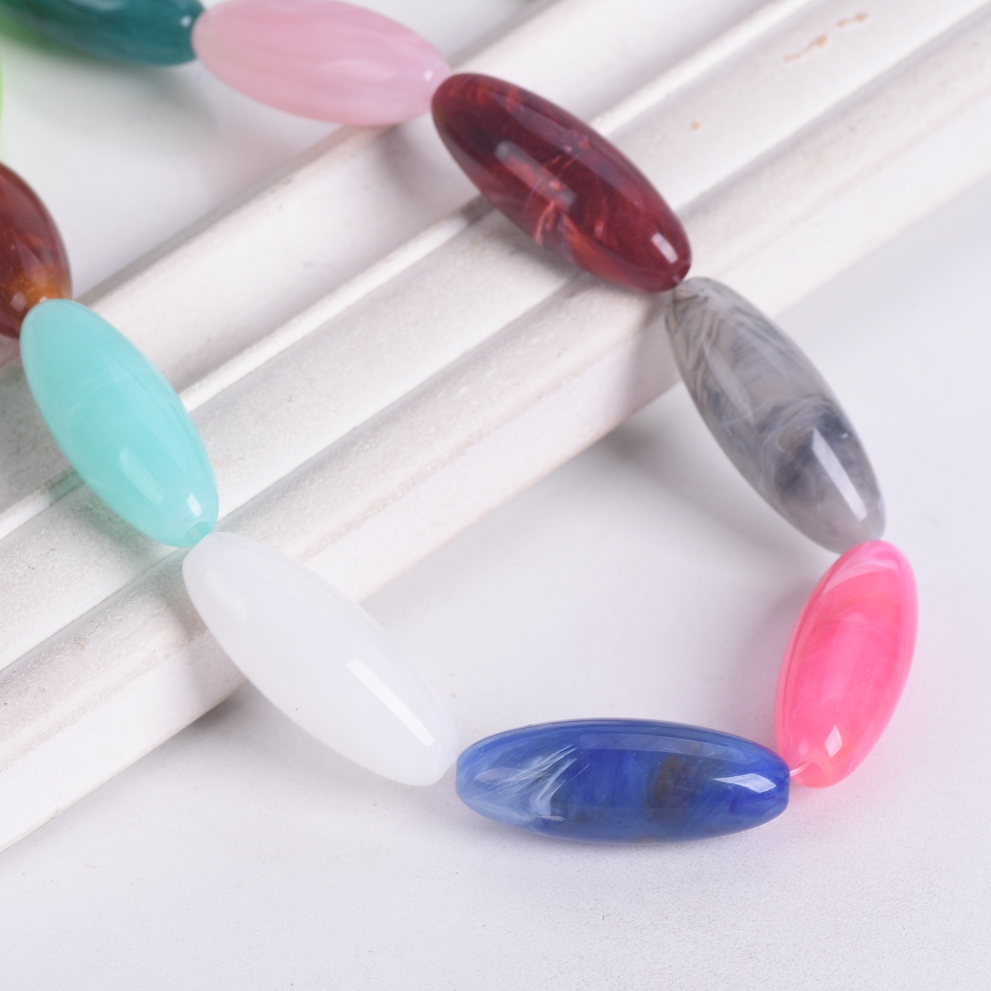 10 قطع من الخرز البلاستيكي الأ - مراجعة Vintage Collectible Marbles وسعره