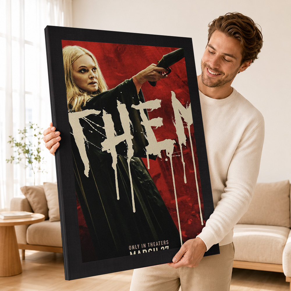 لوحة قماشية مطبوعة لفيلم 