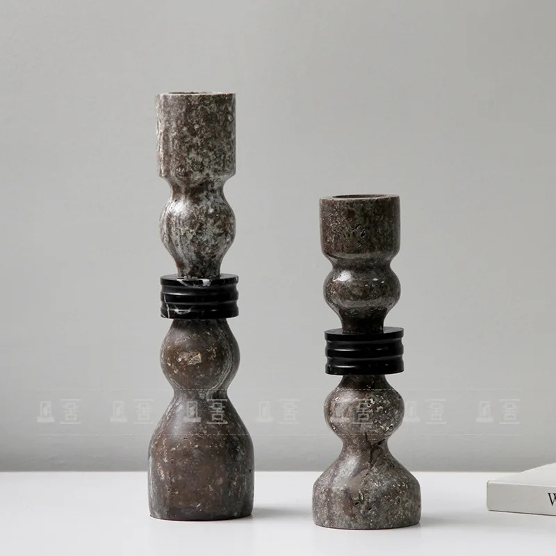 حامل شموع رخامي بتصميم عتيق لت - مراجعة Vintage Collectible Marbles وسعره