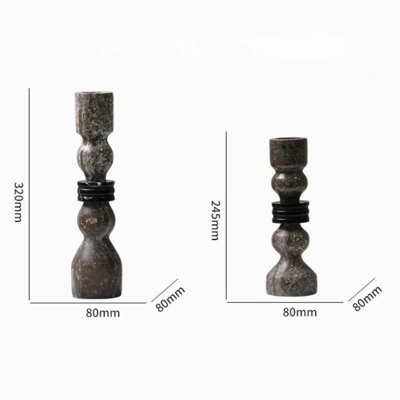 حامل شموع رخامي بتصميم عتيق لت - مراجعة Vintage Collectible Marbles وسعره
